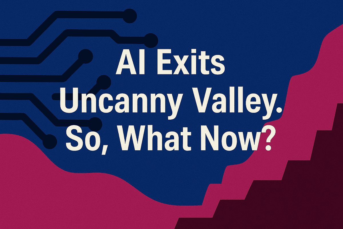 AI Exits Uncanny Valley. So, What Now?